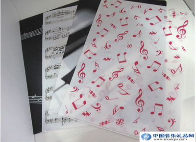 【音樂文具*臺灣制造*音符 鋼琴 樂譜L型資料夾*文件夾*混批】價(jià)格,廠家,圖片,文件夾、文件冊,廣州弦尚文化傳播-